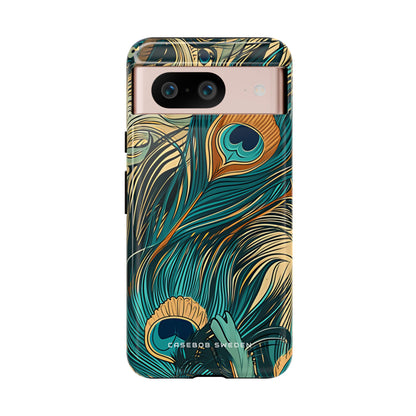 Art Nouveau Peacock Elegance Google Pixel 8 - Tough Phone Case