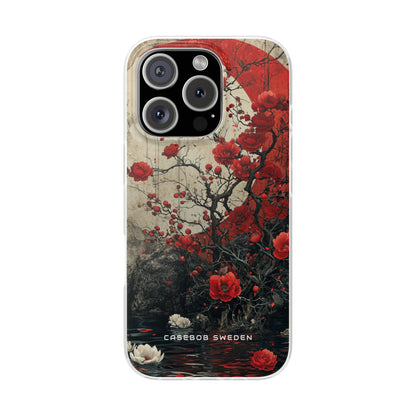 Zen Blossoms in Moonlight iPhone 16 - Flexi Phone Case