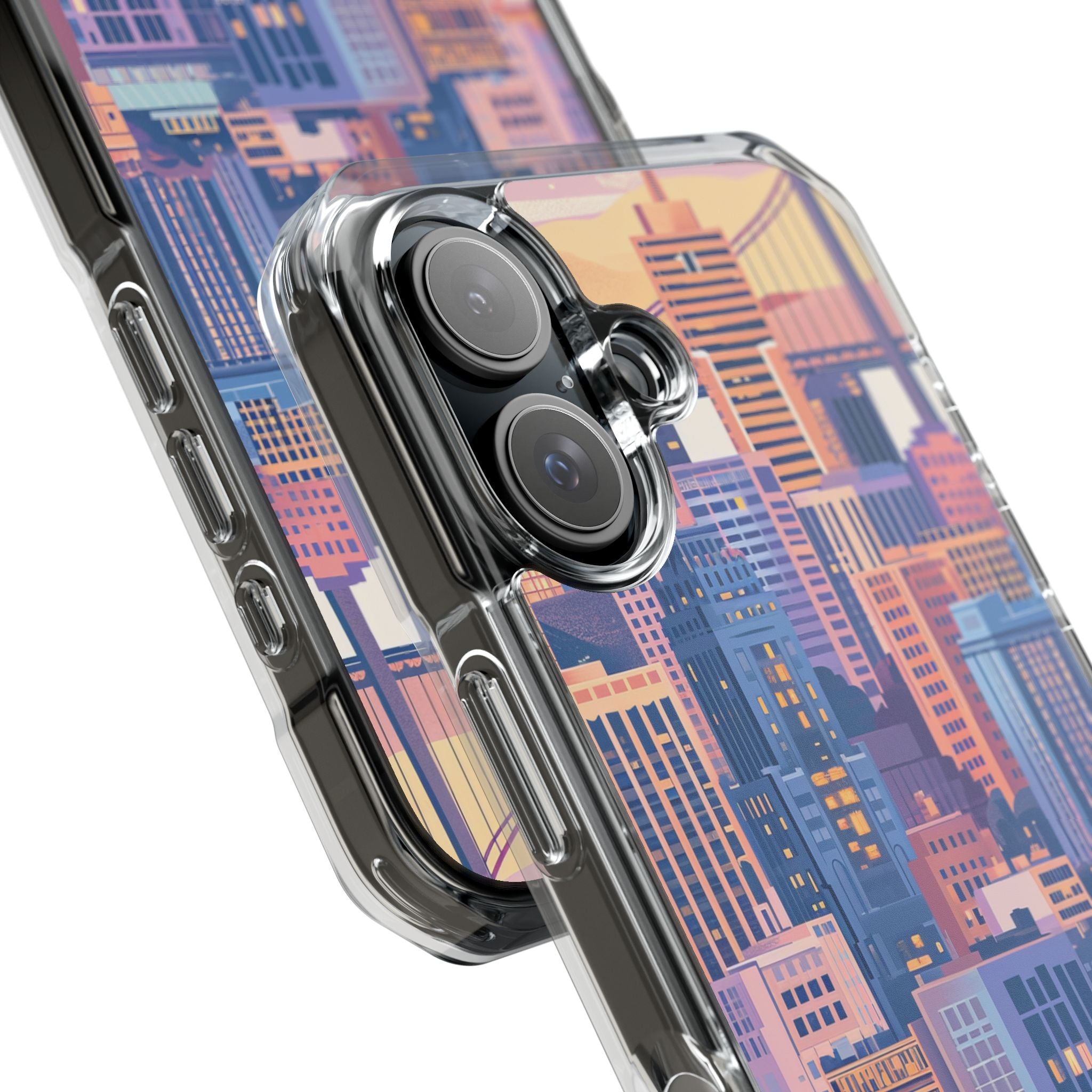 Urban Energy - Clear Impact iPhone 16 Phone Case