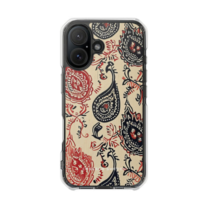 Vintage Paisley Elegance iPhone 16 - Clear Impact Phone Case