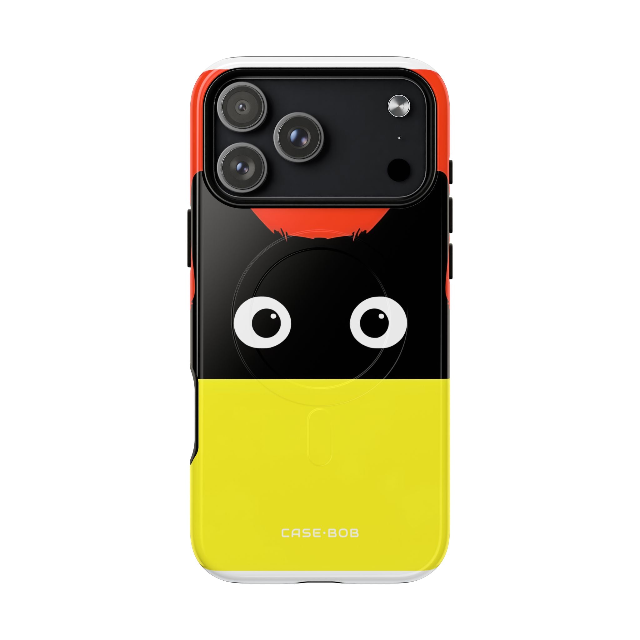 Peekaboo Cat Crimson iPhone 17 Pro Max Case - Tough+