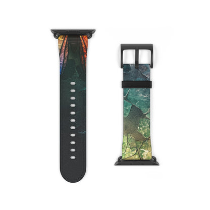 Stained Glass Butterfly - Watch Band