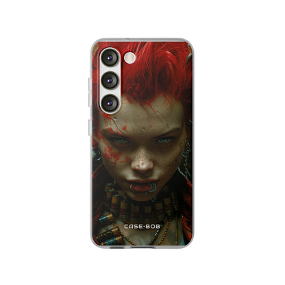 Red Spike Gaze Samsung S23 Case - Soft