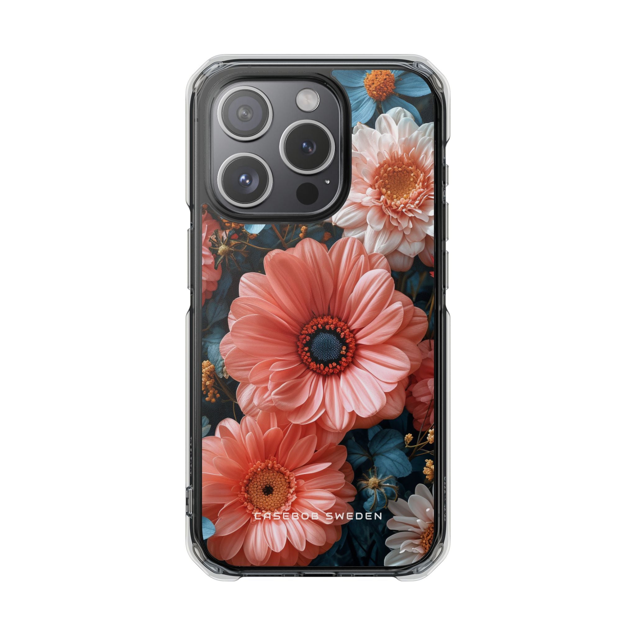 Surreal Floral Harmony iPhone 15 - Clear Impact Phone Case