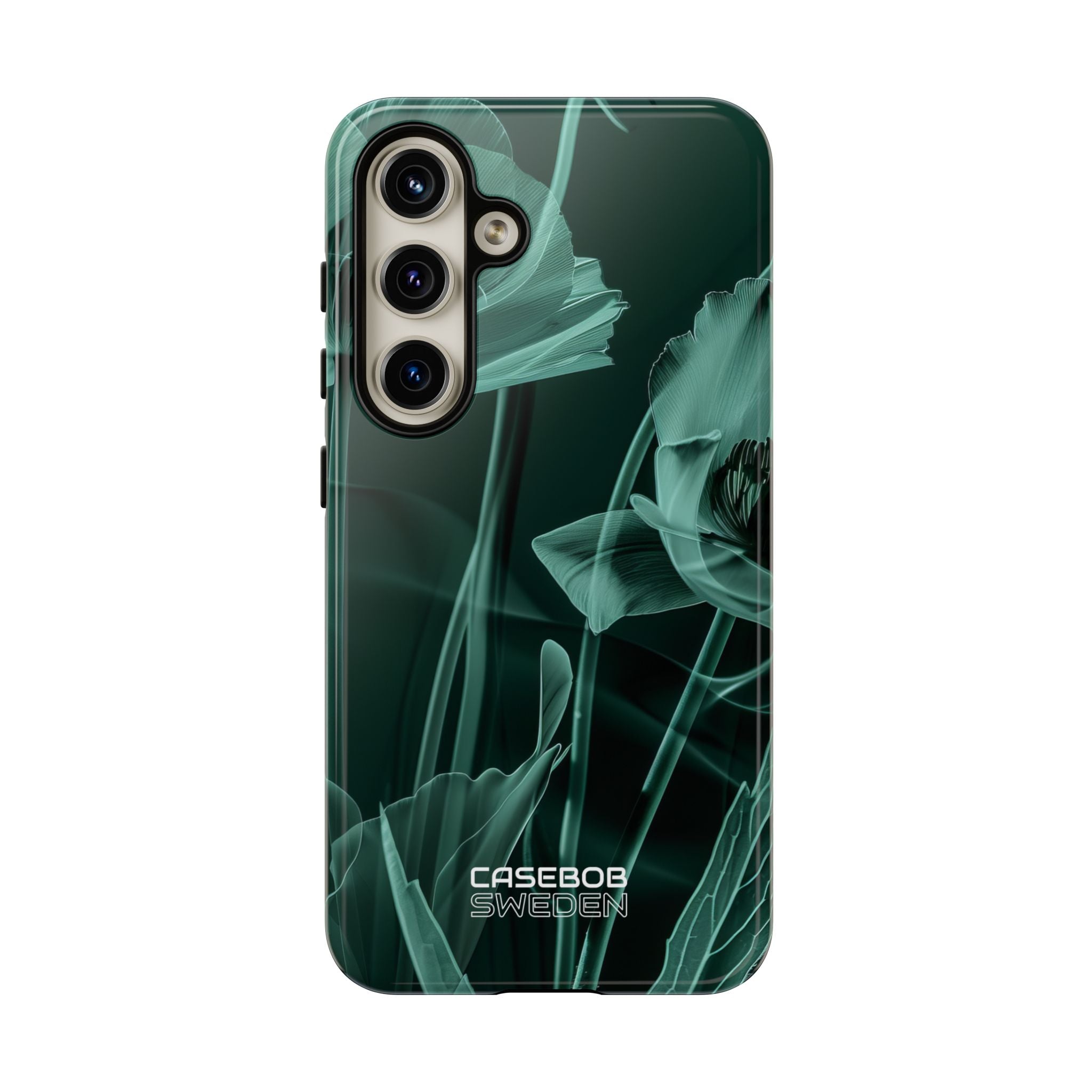 Teal Bloom Radiance Samsung S24 - Tough