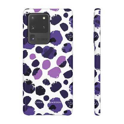 Purple Inkblots Samsung S20 - Slim Phone Case