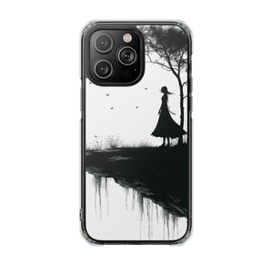 Solitary Serenity - Phone Case for iPhone (Clear Impact - Magnetic)