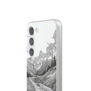 Monochrome Serenity | Flexible Phone Case for Samsung Galaxy