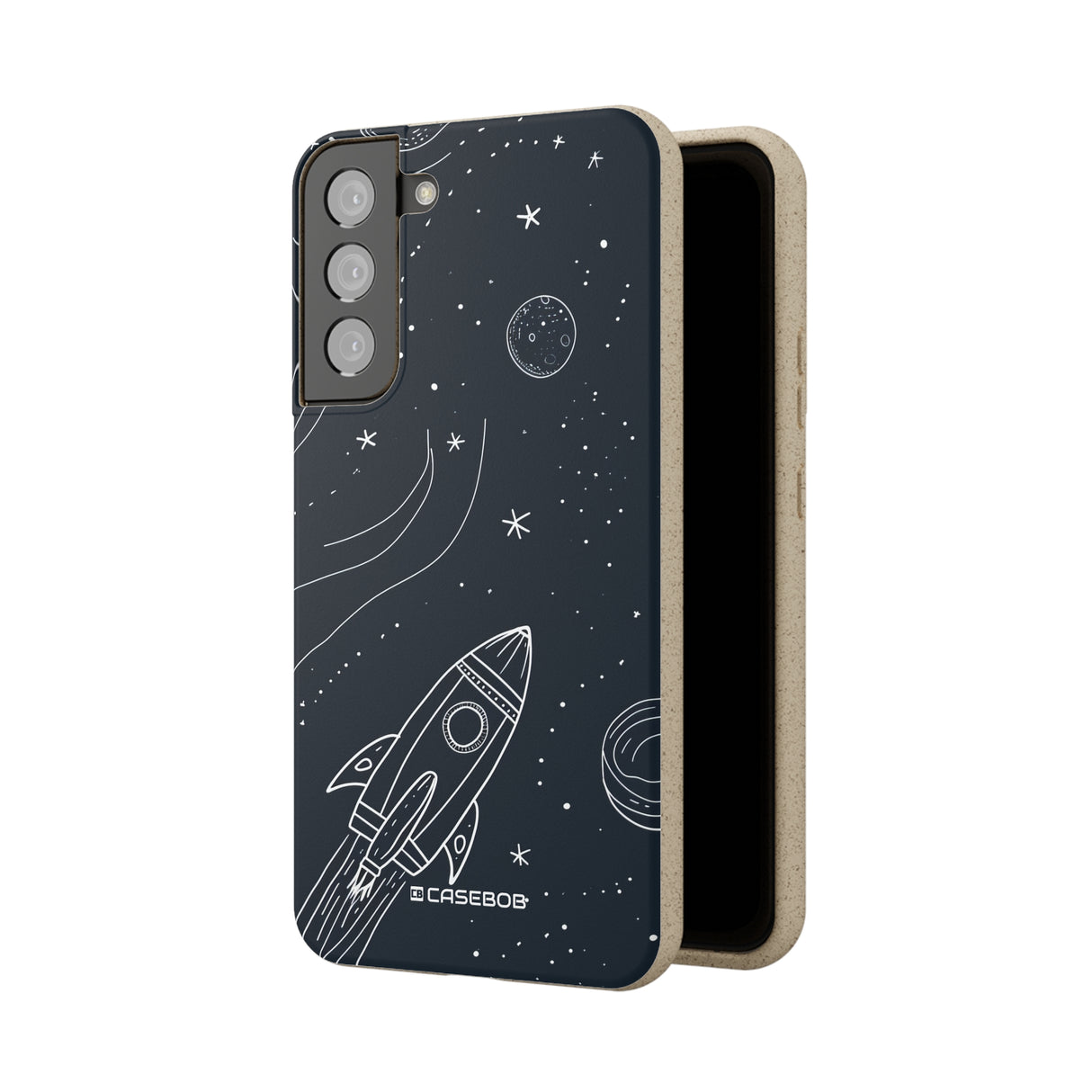 Cosmic Doodle Adventure | Biodegradable Phone Case