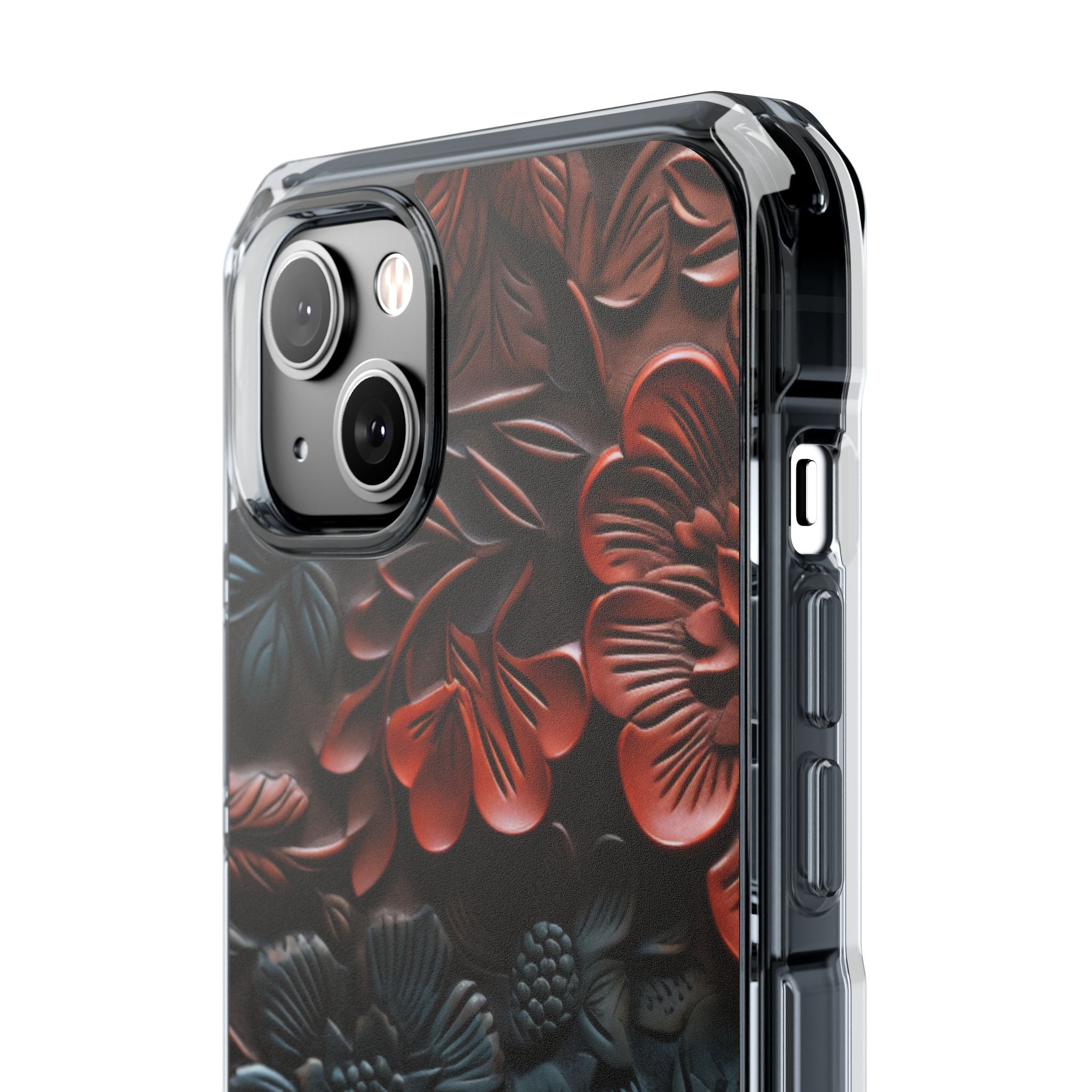 Sculpted Floral Elegance iPhone Case - Impact