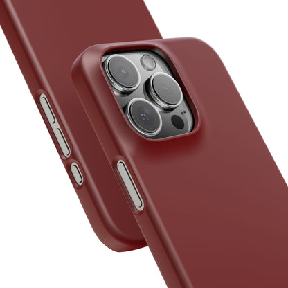 Maroon iPhone 16 - Slim Phone Case