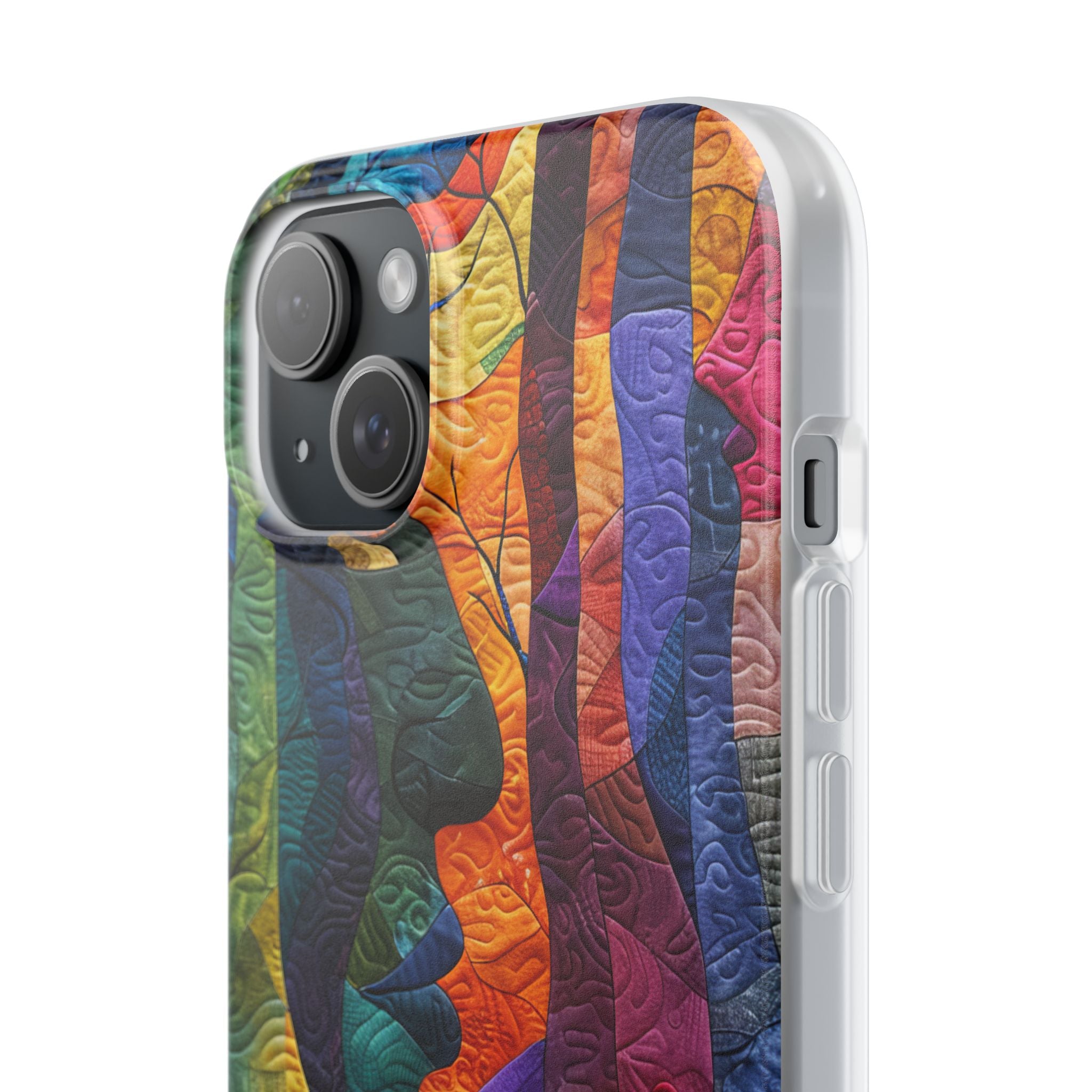 Harmonized Faces and Nature Fusion iPhone 15 - Flexi Phone Case