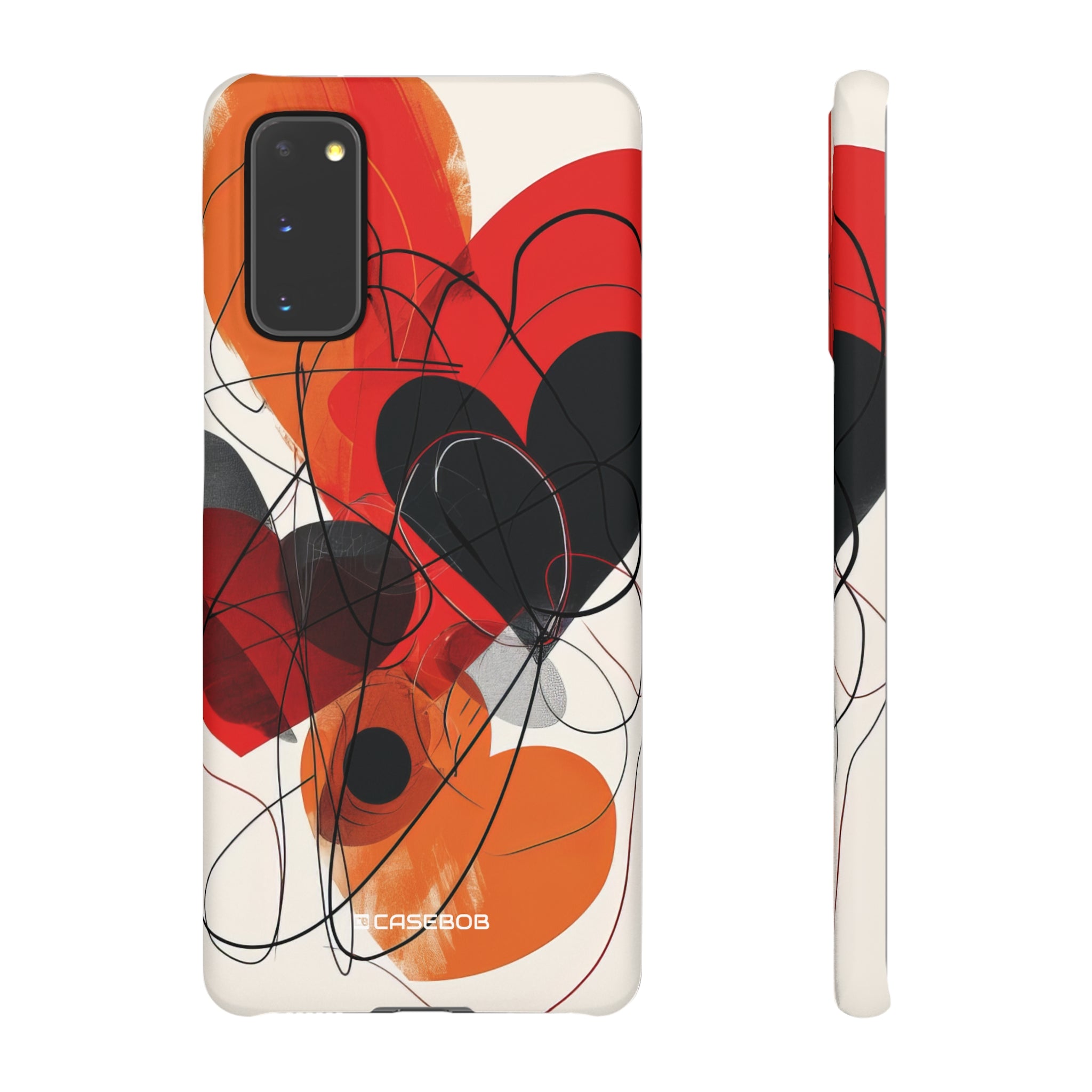 Fiery Hearts | Slim Phone Case for Samsung