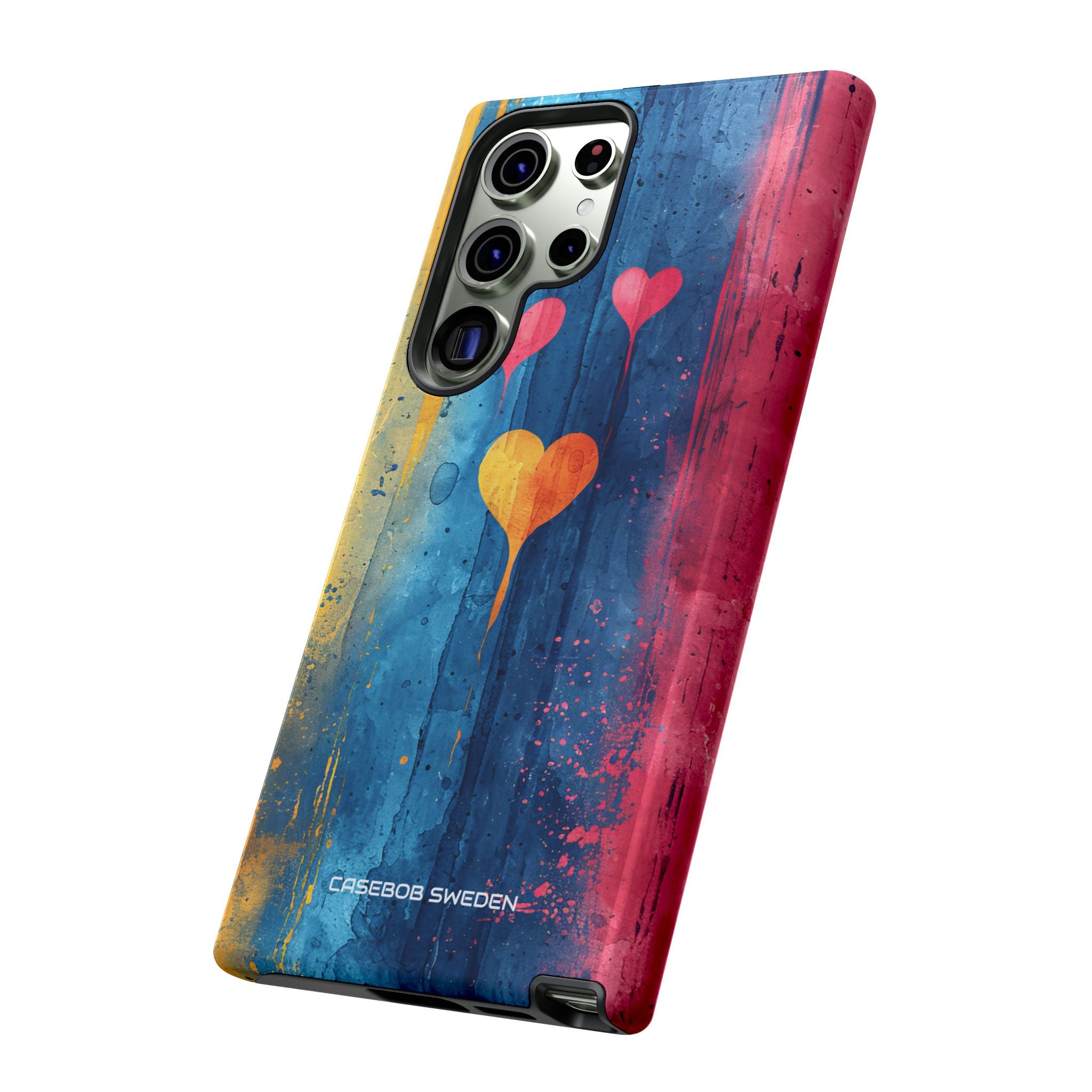 Hearts Watercolor Art - Tough Samsung S23 Phone Case