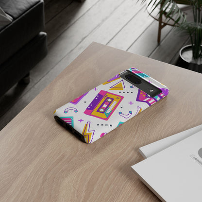 Retro Cassette Chaos - Google Pixel Case
