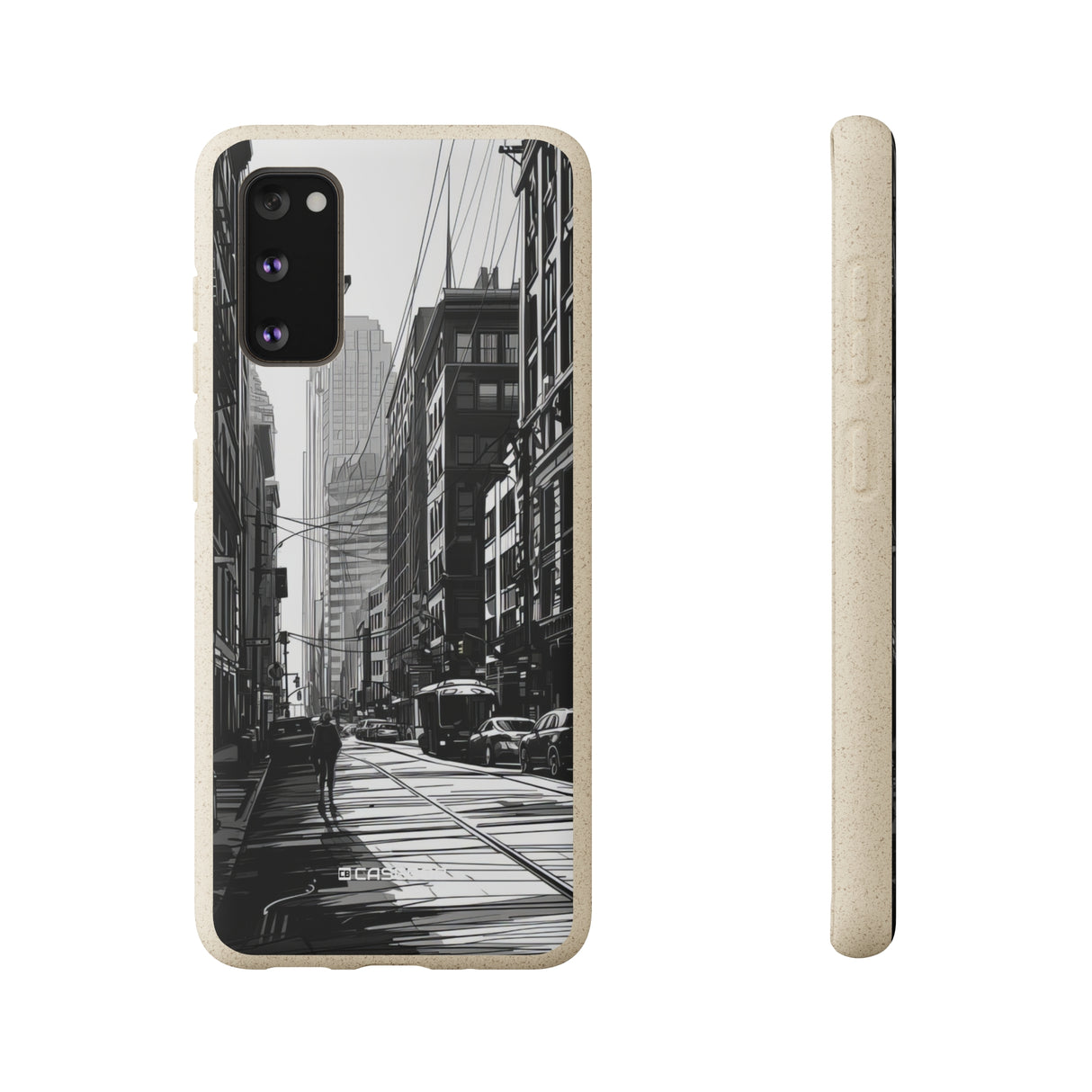 Noir Urban Serenity | Biodegradable Phone Case