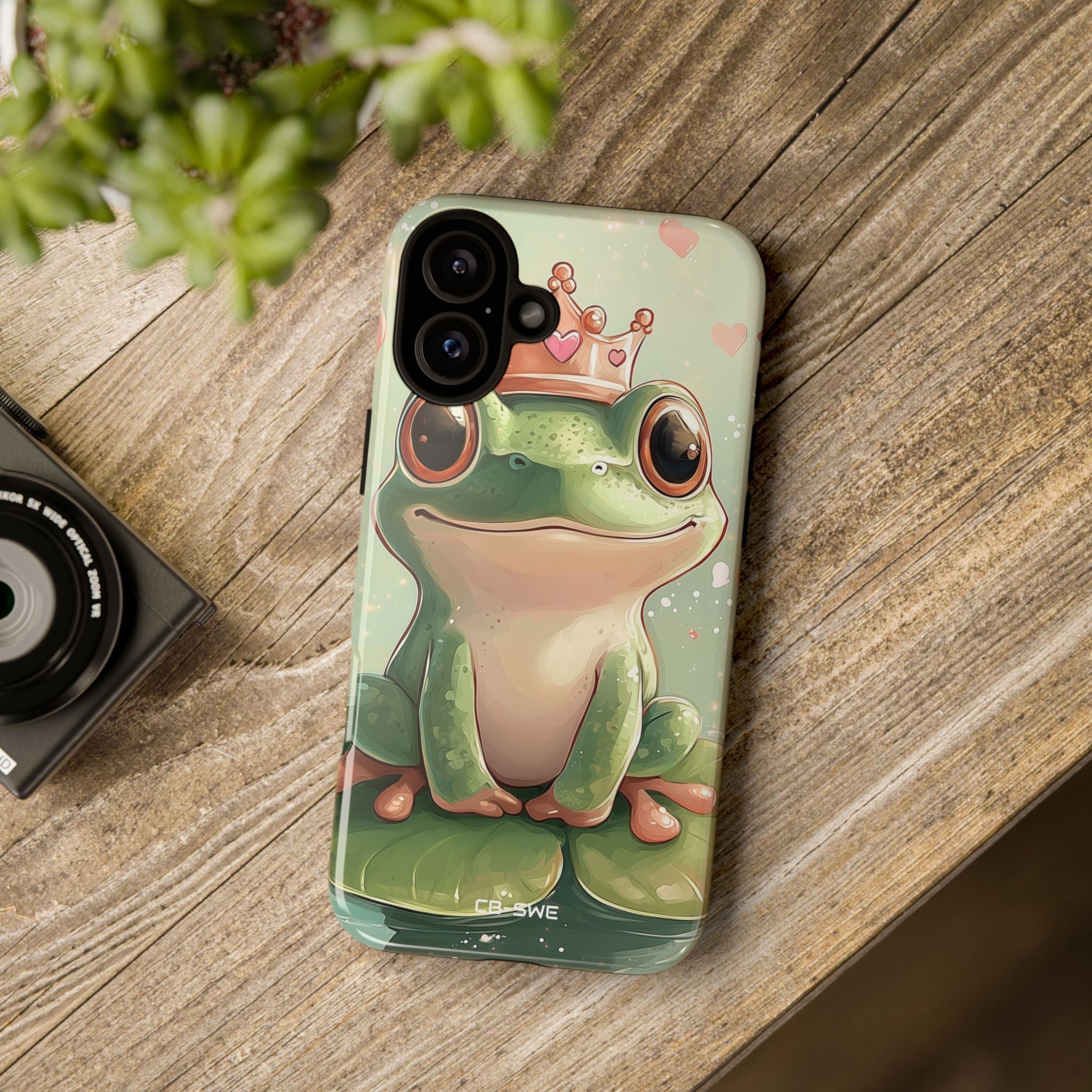 Frog Wears Crown - iPhone Case