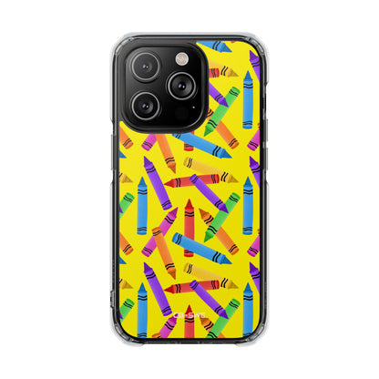 Crayons Scatter Playfully iPhone Case - Impact