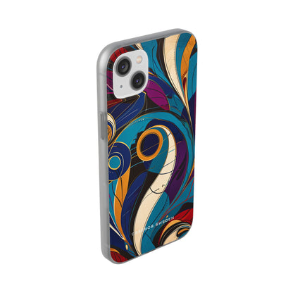 Vintage Vortex Harmony iPhone 14 - Flexi Phone Case