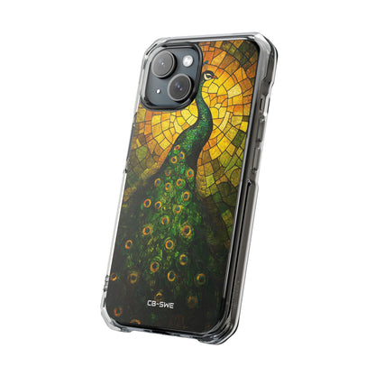 Peacock Spreads Light iPhone Case - Impact