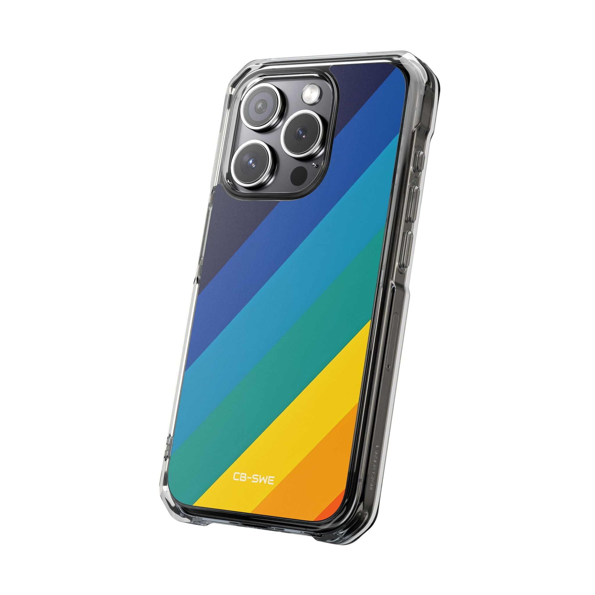 Diagonal Color Spectrum iPhone Case - Impact