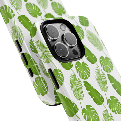 Tropical Leaf Harmony - iPhone Case