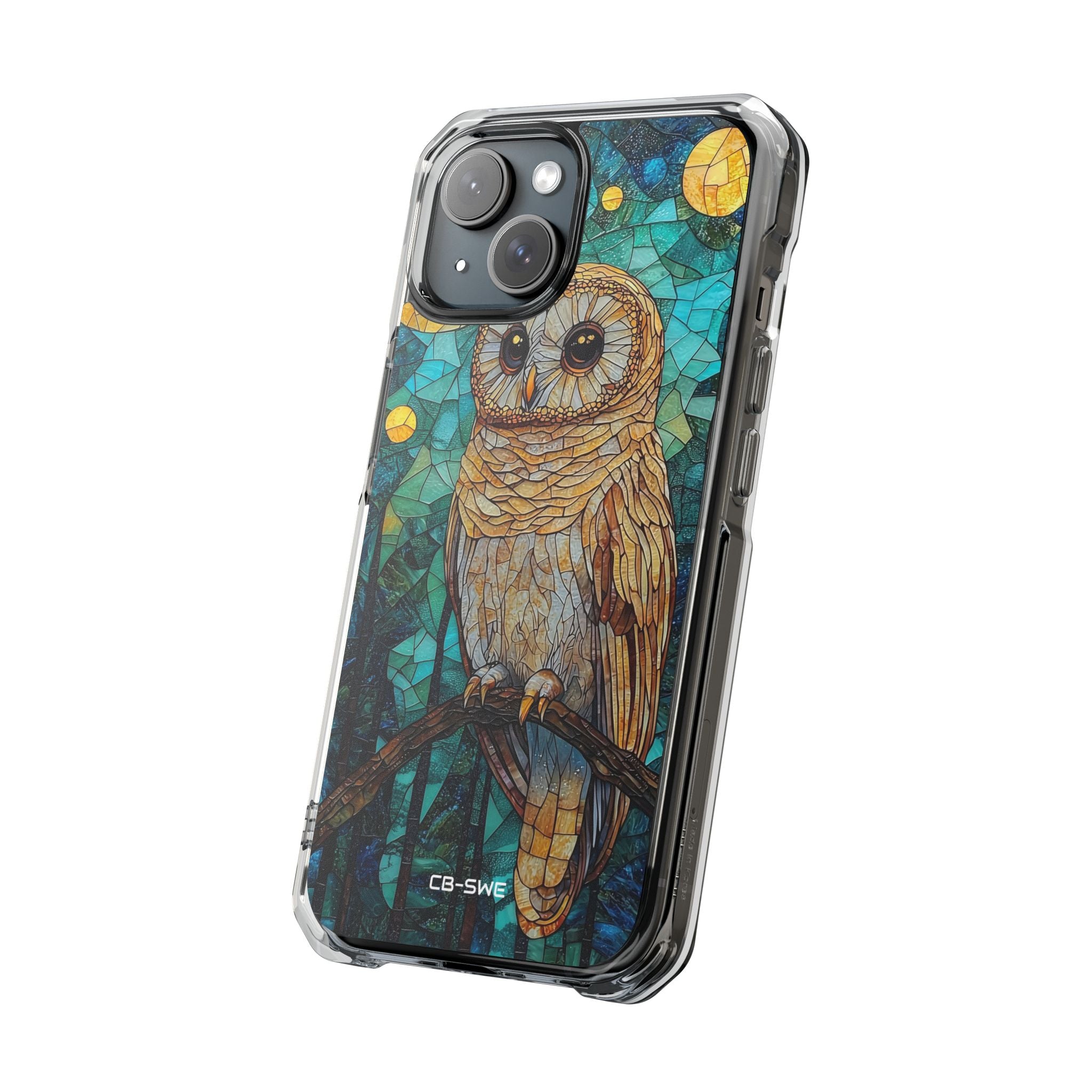 Celestial Owl Gaze iPhone Case - Impact