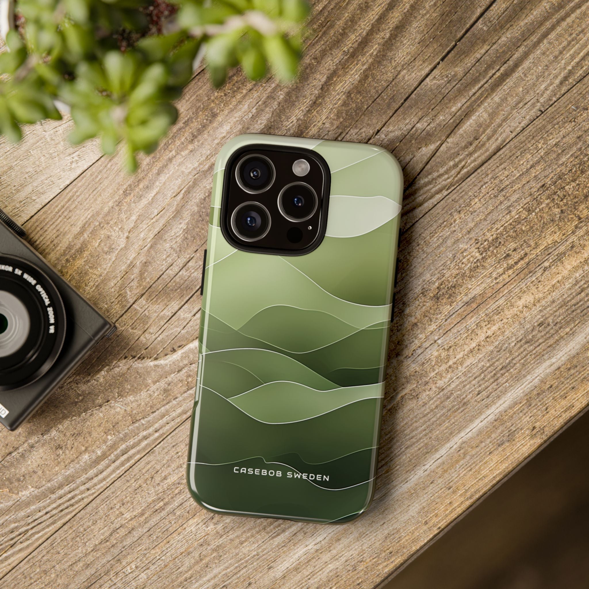 Gradient Emerald Drift iPhone 16 - Tough Phone Case