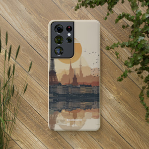 Parisian Sunset Serenity | Biodegradable Phone Case