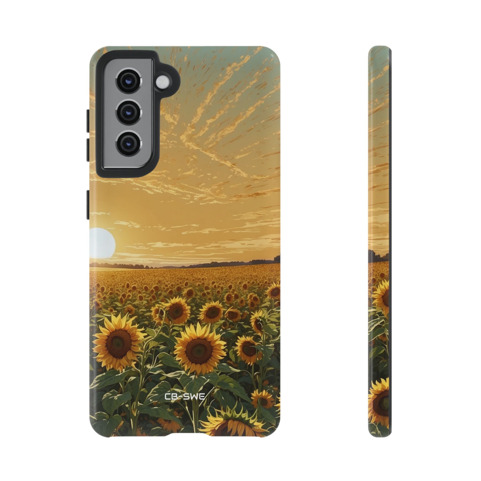 Sunflowers Embrace Sunset - Samsung Case