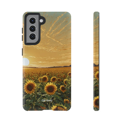 Sunflowers Embrace Sunset - Samsung Case