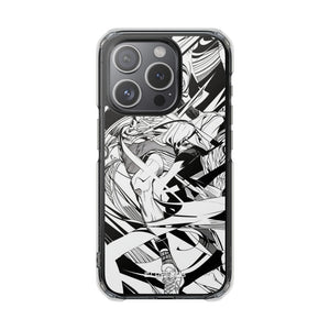 Dynamic Court Noir - Phone Case for iPhone (Clear Impact - Magnetic)