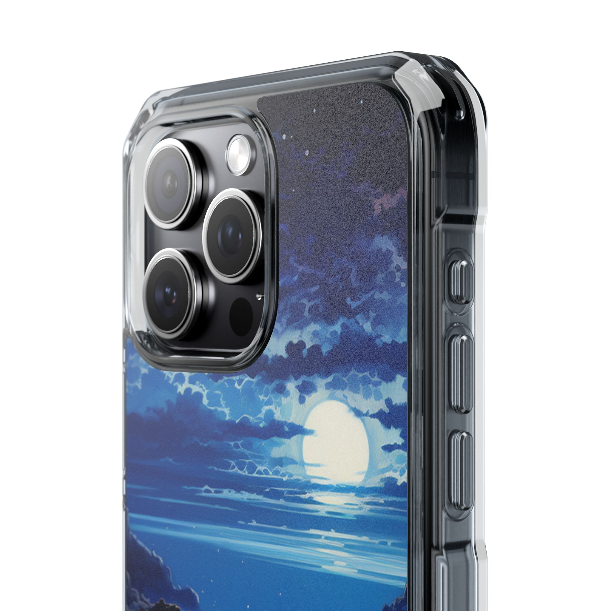 Moonlit Sea Dance iPhone Case - Impact