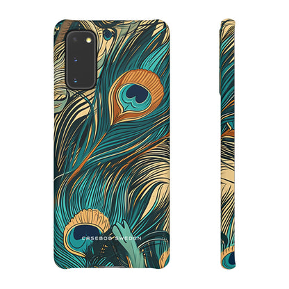 Art Nouveau Peacock Elegance Samsung S20 - Slim Phone Case