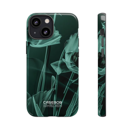 Teal Bloom Radiance iPhone 13 - Tough