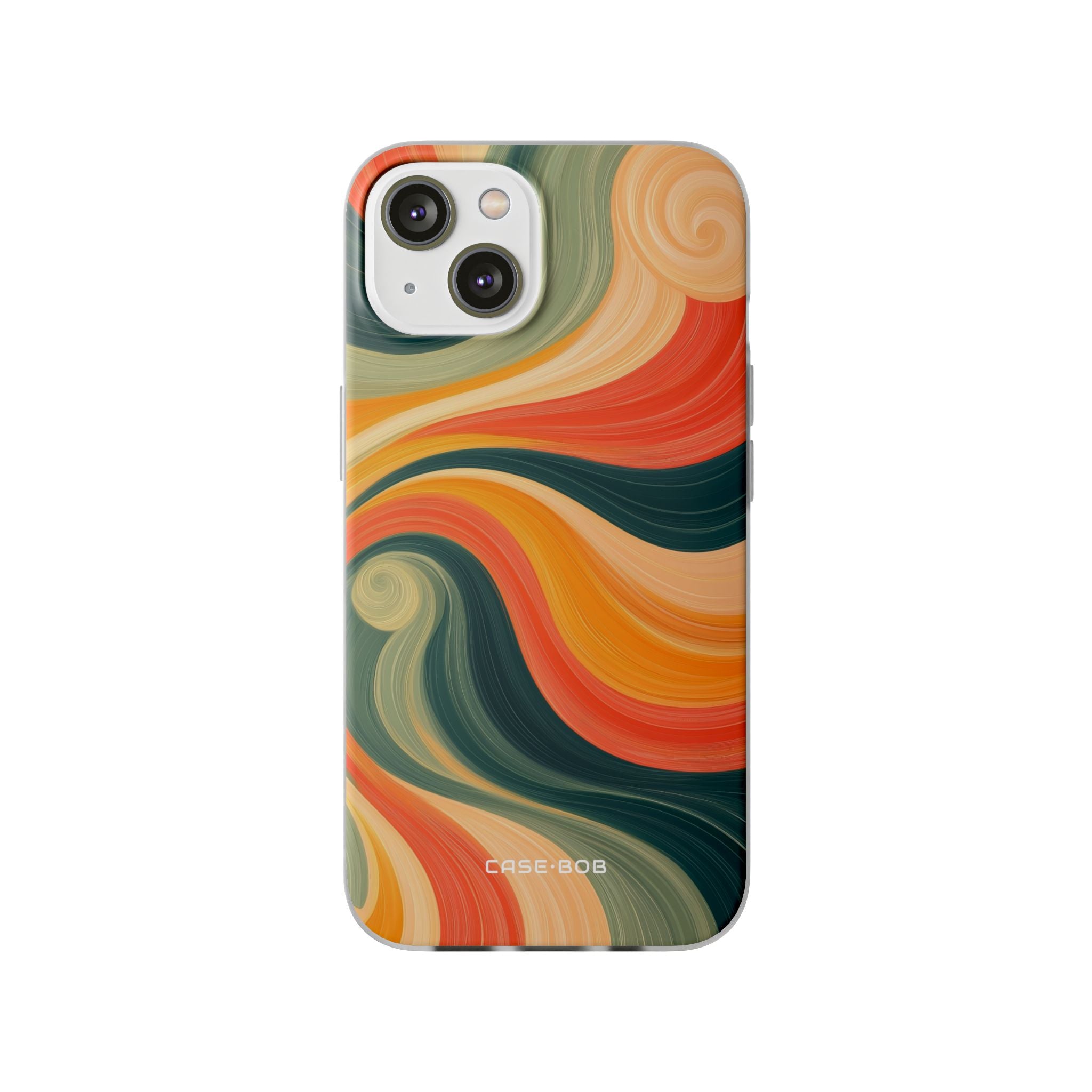 Swirling Ember iPhone 14 Case - Soft