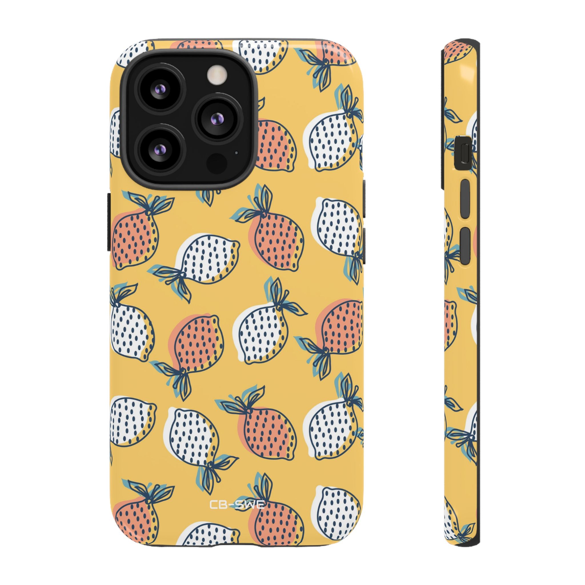Lemons Dance Playfully - iPhone Case