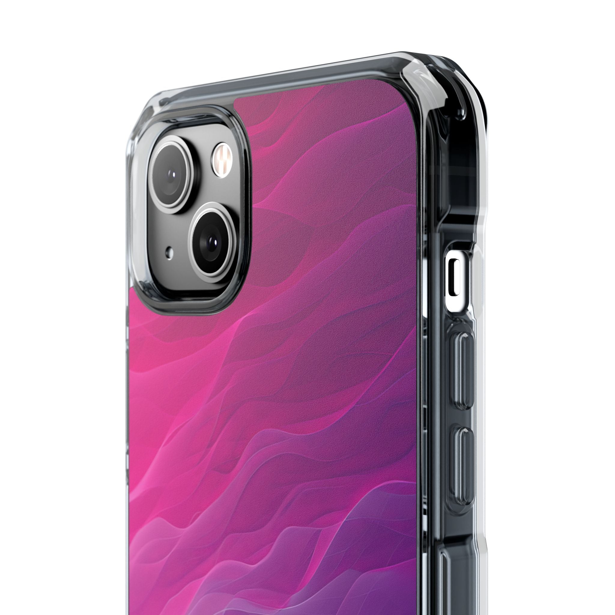 Gradient Oceanflow Waves iPhone 14 - Clear Impact Phone Case