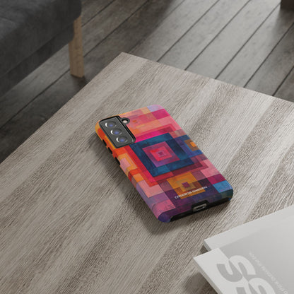 Vibrant Geometry - Tough Samsung S21 Phone Case