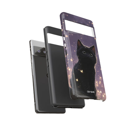 Whimsical Cat Soars - Google Pixel Case