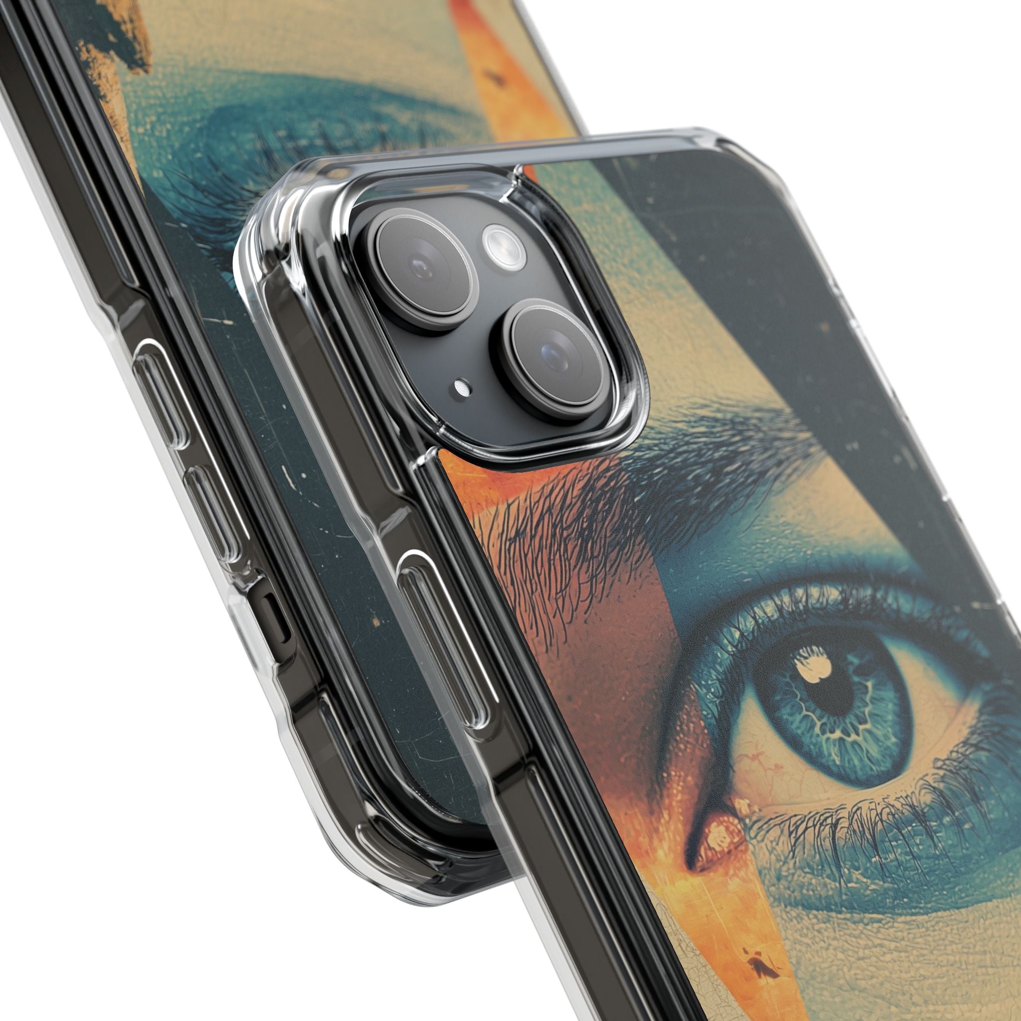 Eye Meets Mountains iPhone Case - Impact