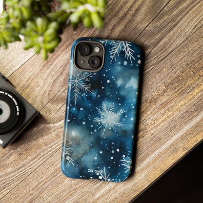 Winter Snowflakes Dance - iPhone Case