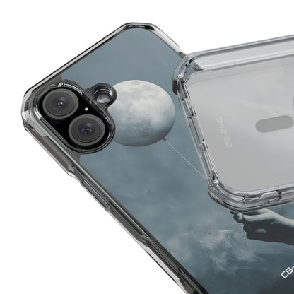 Moon Cradled Softly iPhone Case - Impact