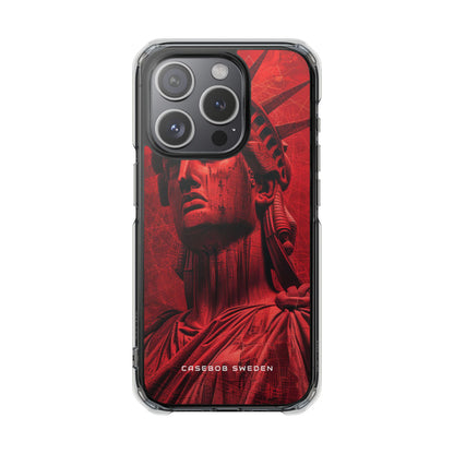 Zen Red Liberty Vision iPhone 15 - Klare, schlagfeste Handyhülle