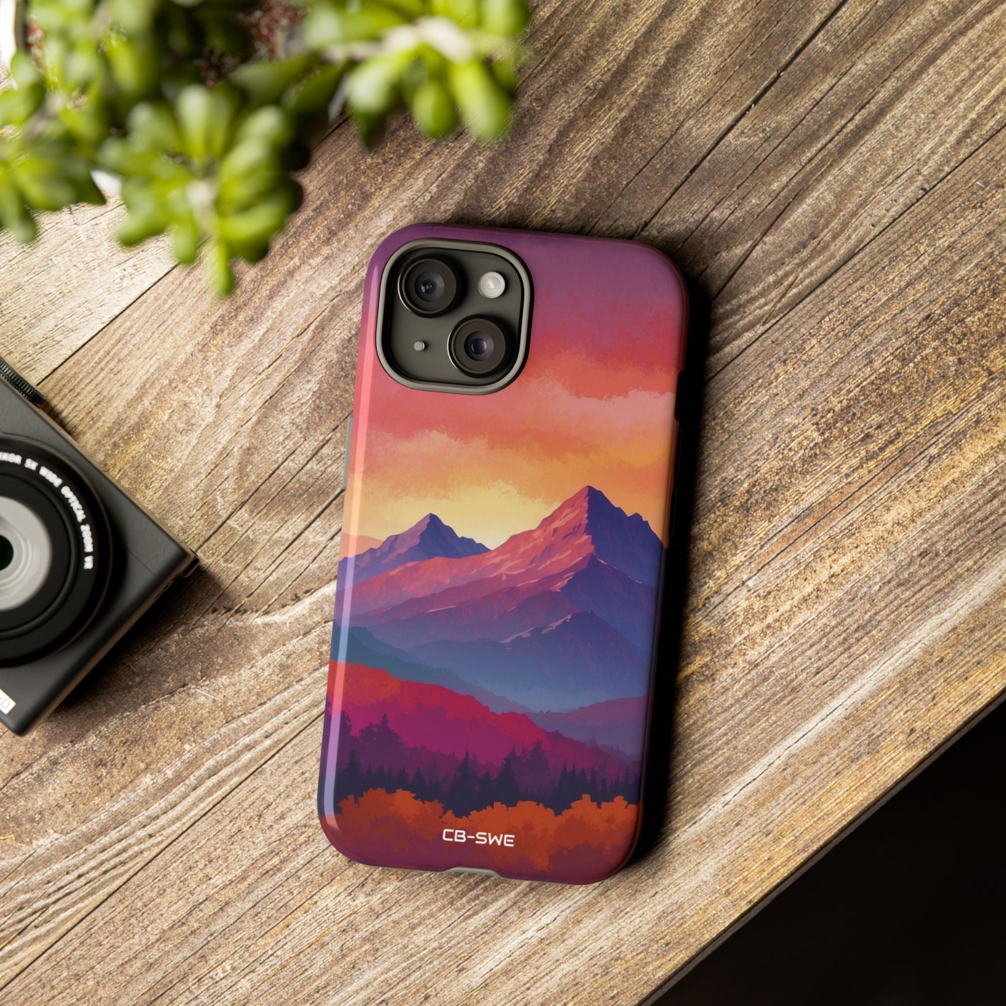 Mountain Peaks Rise - iPhone Case