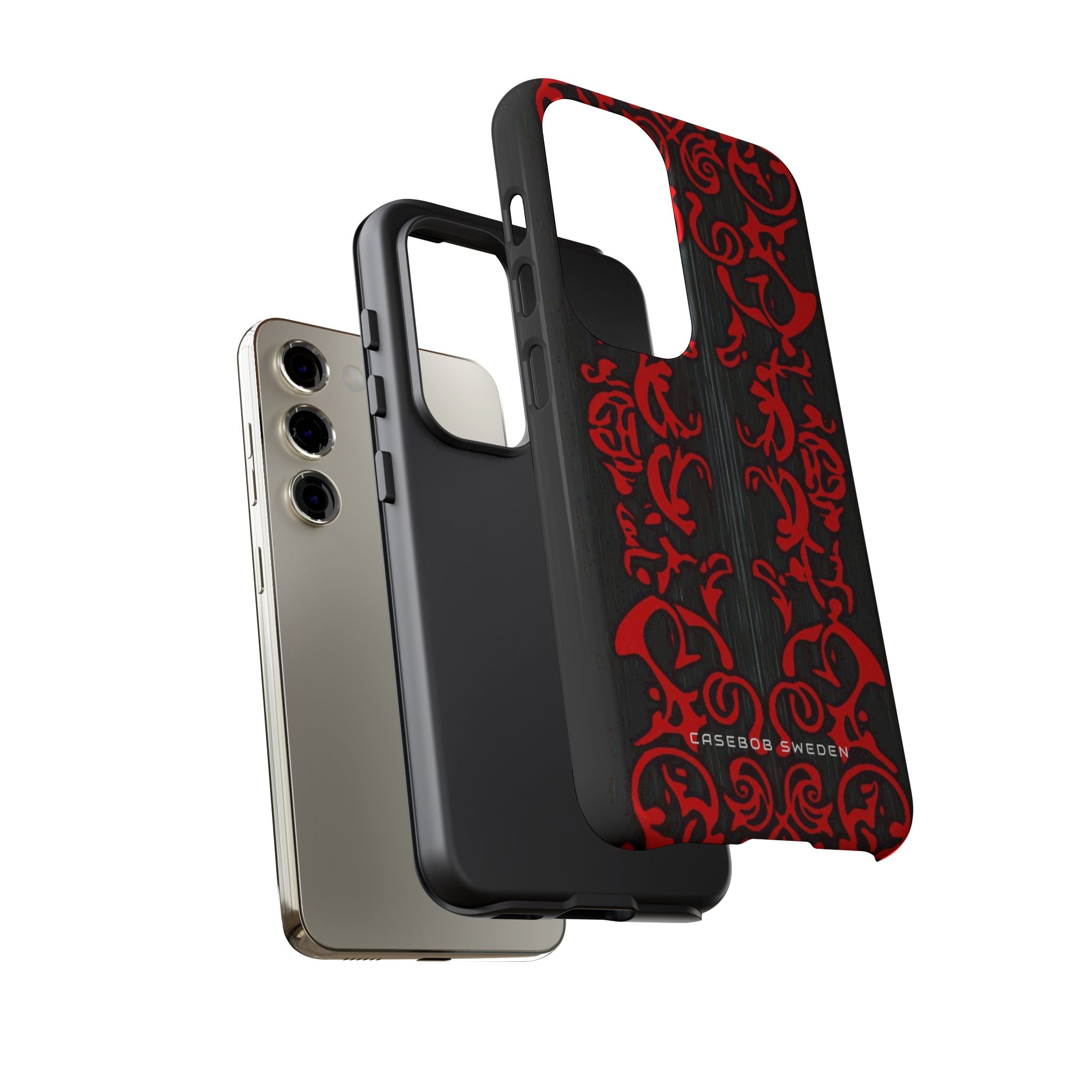 Gothic Crimson Symmetry Samsung S23 - Tough Phone Case