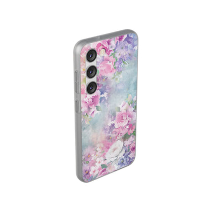 Dreamy Floral Watercolor - Flexi Samsung S23 Phone Case