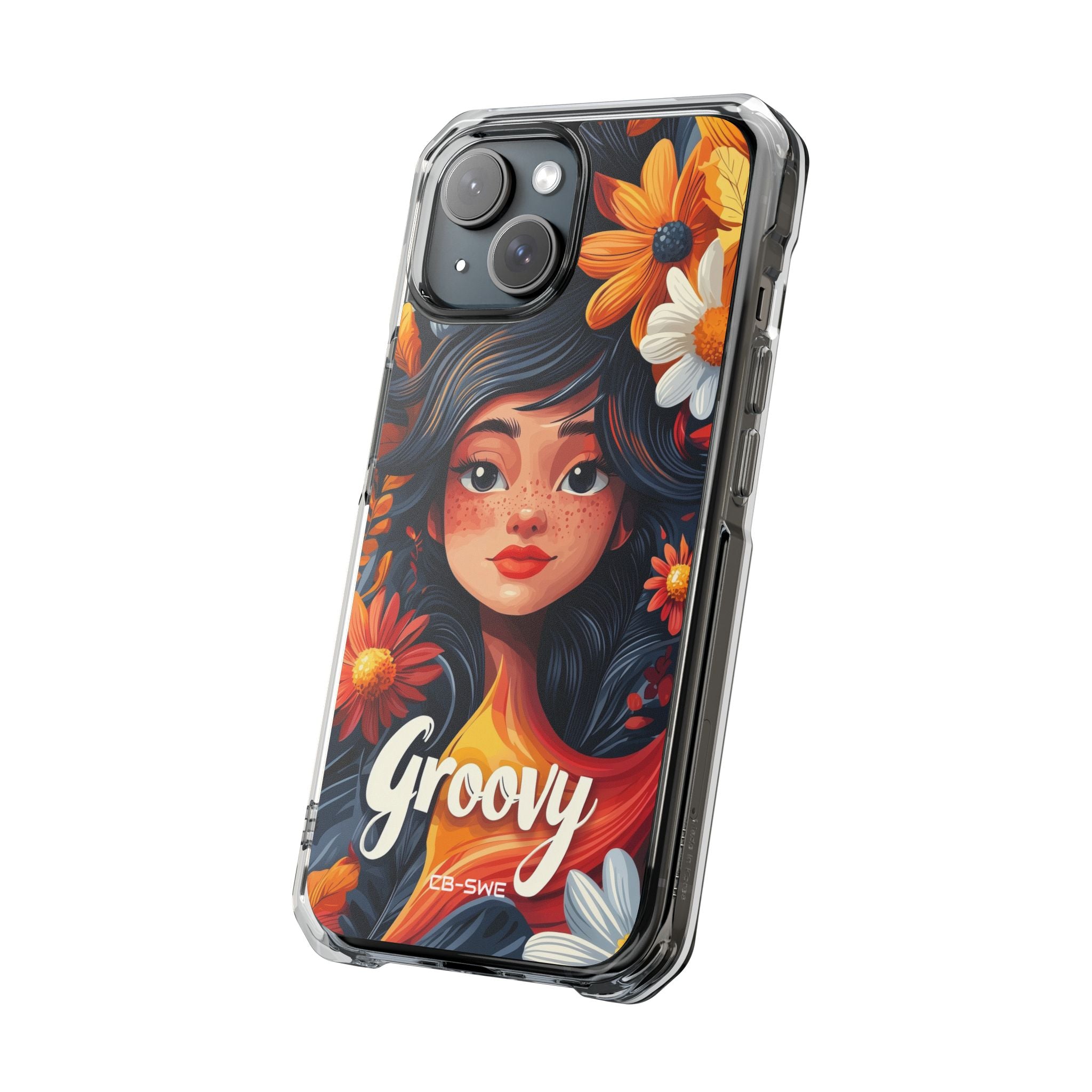 Floral Girl Smiles iPhone Case - Impact