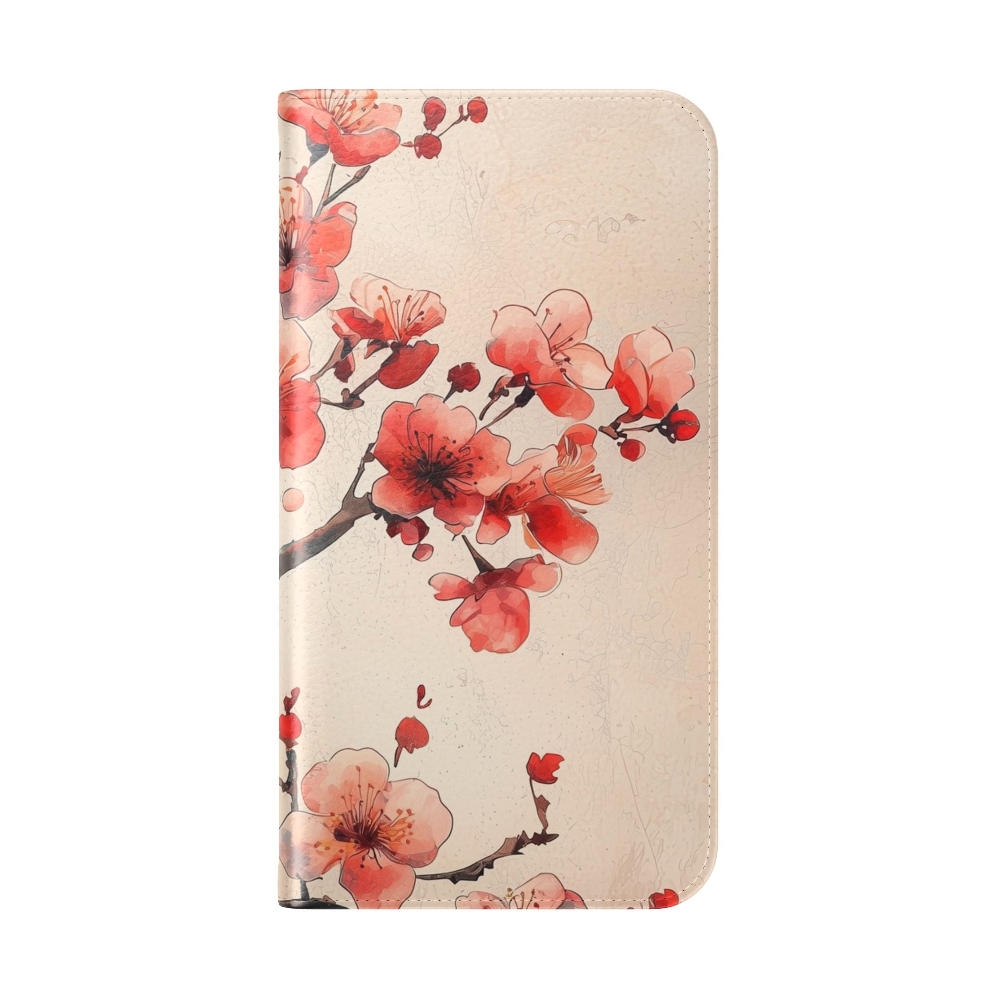 Cherry Blossom Breeze - iPhone 15 Plus Case - Wallet