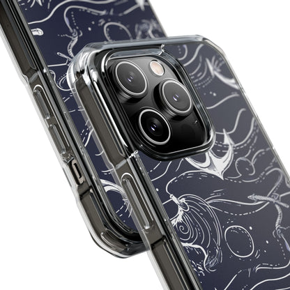 Gradient Anchorflow Waves iPhone 14 - Clear Impact Phone Case